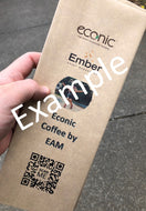 Custom Print Econic®Kraft Dry Goods 200/250g Bag: 100 bags Econic by EAM 