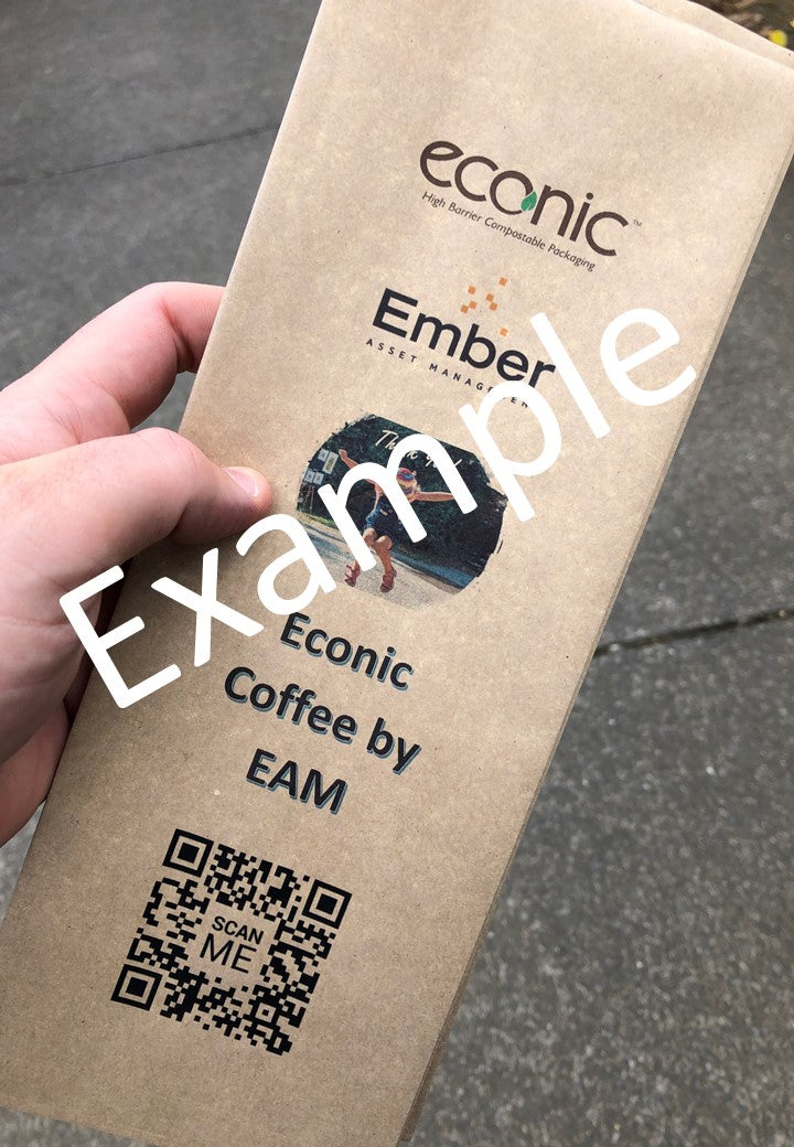 Custom Print Econic®Kraft Dry Goods 500g Bag: 100 bags Econic by EAM 